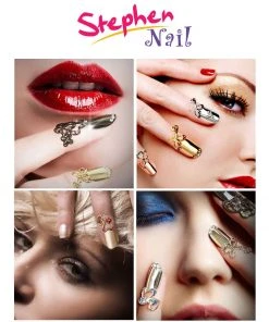 Stephen Nail Jewelry Clover (Small-Pink Gold)