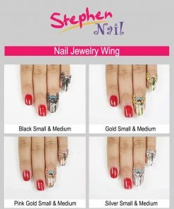 Stephen Nail Jewelry Wing (Medium-Silver)
