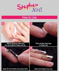 Stephen Nail Jewelry Clover (Small-Silver)