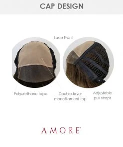 Emy (Exclusive) | Lace Front & Monofilament Synthetic Wig By Amore