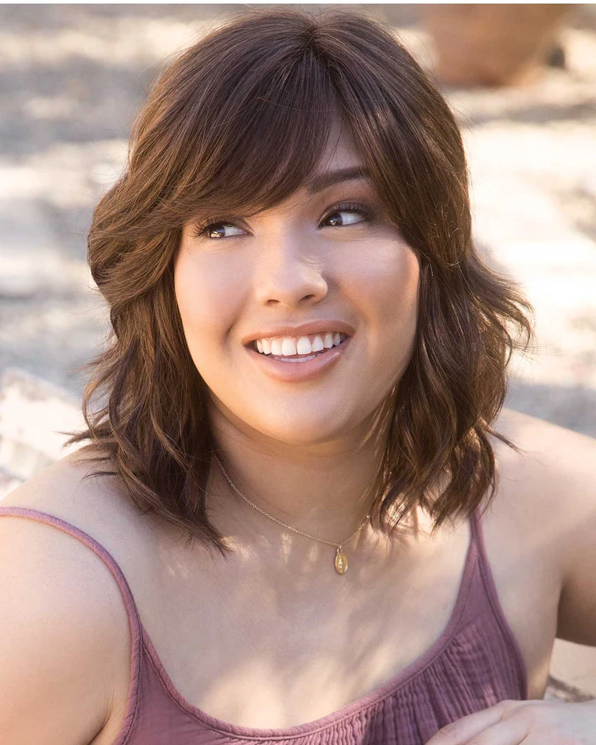 Wigs For Women Braylen | Lace Front & Monofilament Synthetic Wig By Amore