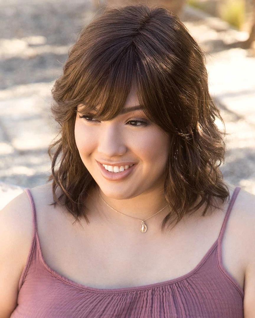 Wigs For Women Braylen | Lace Front & Monofilament Synthetic Wig By Amore