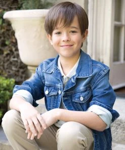 Logan | Kids Lace Front & Monofilament Top Synthetic Wig By Amore