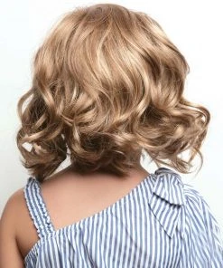 Elsie (Exclusive) | Kids Lace Front & Monofilament Part Synthetic Wig By Amore Wigs For Kids