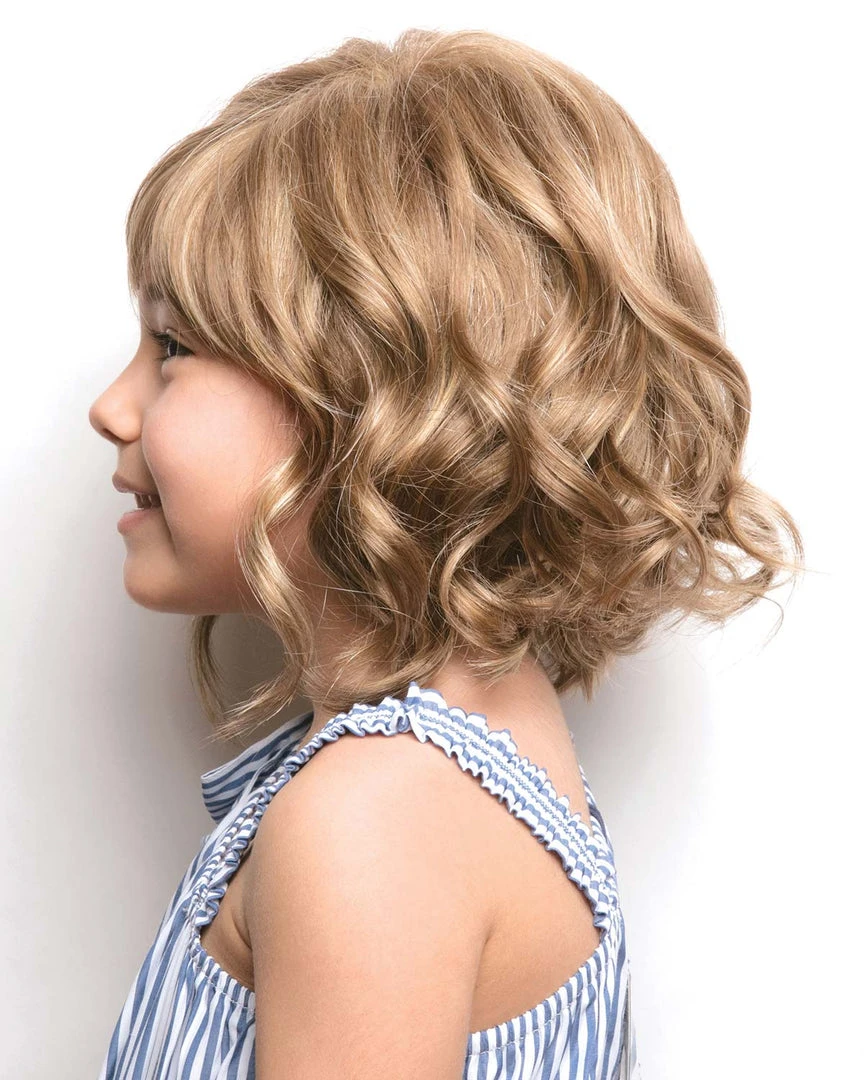 Elsie (Exclusive) | Kids Lace Front & Monofilament Part Synthetic Wig By Amore Wigs For Kids