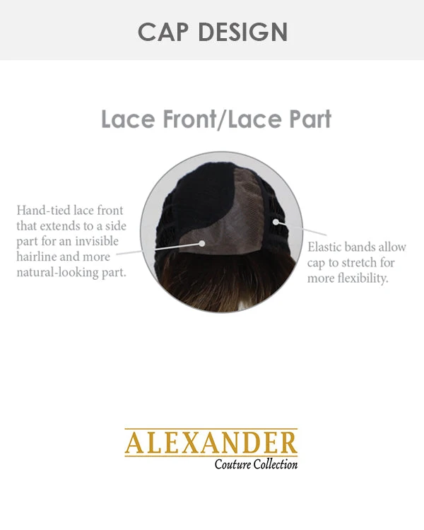 Wigs For Women Alexandra (Exclusive) | Lace Front & Monofilament Part Synthetic Wig By Alexander