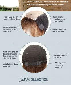 Wigs For Women Codi XO | Lace Front & Monofilament Synthetic Wig By Amore