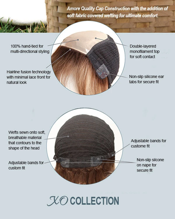 Codi XO (Rooted) | Lace Front & Monofilament Synthetic Wig By Amore Wigs For Women