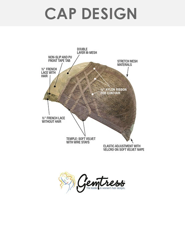 Smooth Shoulder Shag | Lace Front & Monofilament Synthetic Wig By TressAllure Wigs For Women