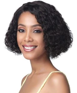 Water Curl 10 | Lace Front Human Hair Wig By Bobbi Boss Wigs For Black Women