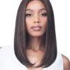 Wigs For Black Women Straight 16 | Lace Front Human Hair Wig By Bobbi Boss