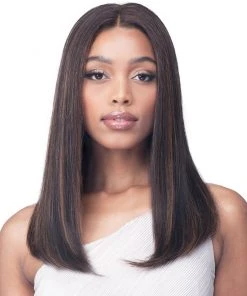 Wigs For Black Women Straight 18 | Lace Front Human Hair Wig By Bobbi Boss