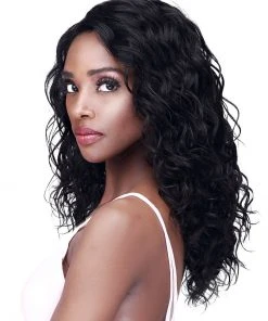 Wigs For Black Women Spanish Wave 18 | Lace Front Human Hair Wig By Bobbi Boss