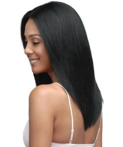 Wigs For Black Women Natural Straight 18 | Lace Front Remy Human Hair Wig By Bobbi Boss