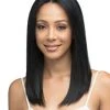 Wigs For Black Women Natural Straight 18 | Lace Front Remy Human Hair Wig By Bobbi Boss