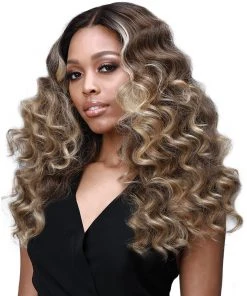 Wigs For Black Women Journey | Lace Front Synthetic Wig By Bobbi Boss