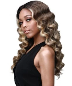 Wigs For Black Women Journey | Lace Front Synthetic Wig By Bobbi Boss