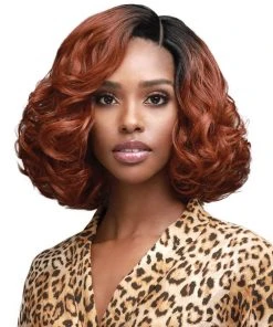 Wigs For Black Women Cindy | Lace Front Synthetic Wig By Bobbi Boss