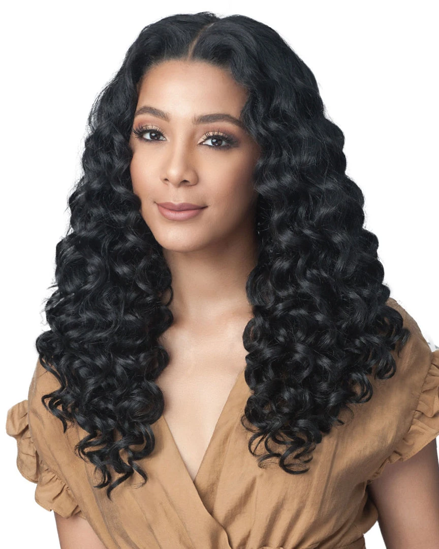 Wigs For Black Women Lourdes | Lace Front Synthetic Wig By Bobbi Boss