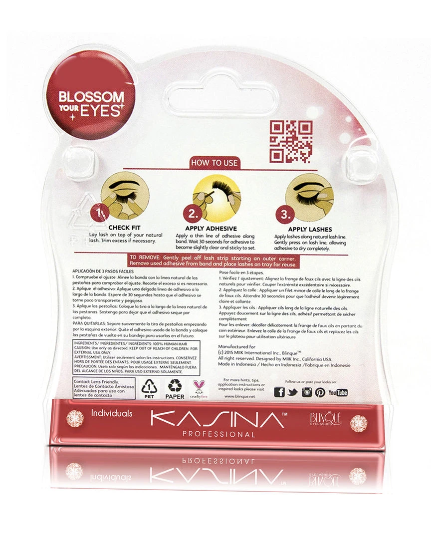 Premium 4 Seasons Eyelashes #47 By Kasina Professional