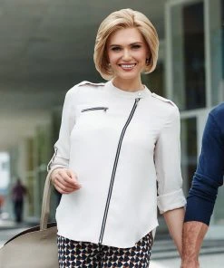 Sheer Style-Large | Lace Front & Monofilament Synthetic Wig By Gabor