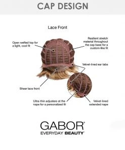 Serving Style | Lace Front Synthetic Wig By Gabor Wigs For Women