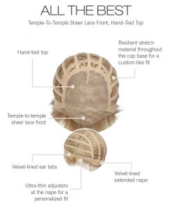 Wigs For Women All The Best | Lace Front & Monofilament Synthetic Wig By Gabor