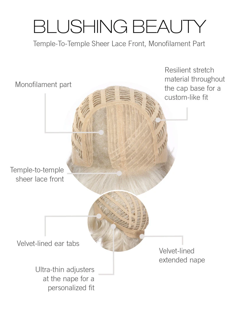 Blushing Beauty | Lace Front & Monofilament Part Synthetic Wig By Gabor