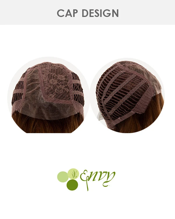 Ava | Lace Front & Monofilament Part Human Hair Blend Wig By Envy Wigs For Women