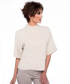 Flame | Monofilament Crown Human Hair Blend Wig By Envy Wigs For Women