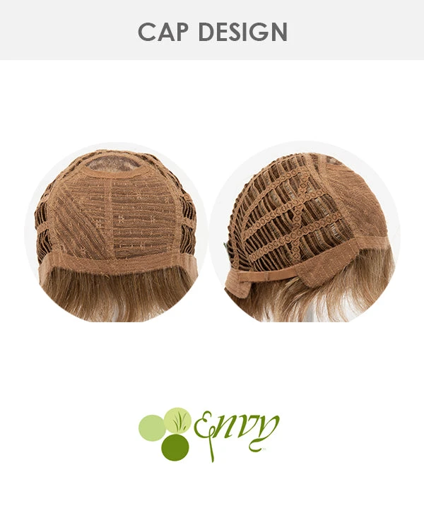 Flame | Monofilament Crown Human Hair Blend Wig By Envy Wigs For Women