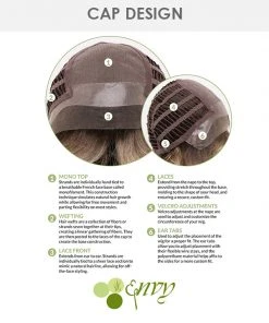 Isabella (Exclusive) | Lace Front & Monofilament Top Human Hair Blend Wig By Envy