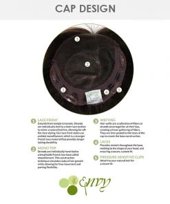 8~12 Inch Bob Topper | Lace Front & Monofilament Synthetic Hair Toppers By Envy