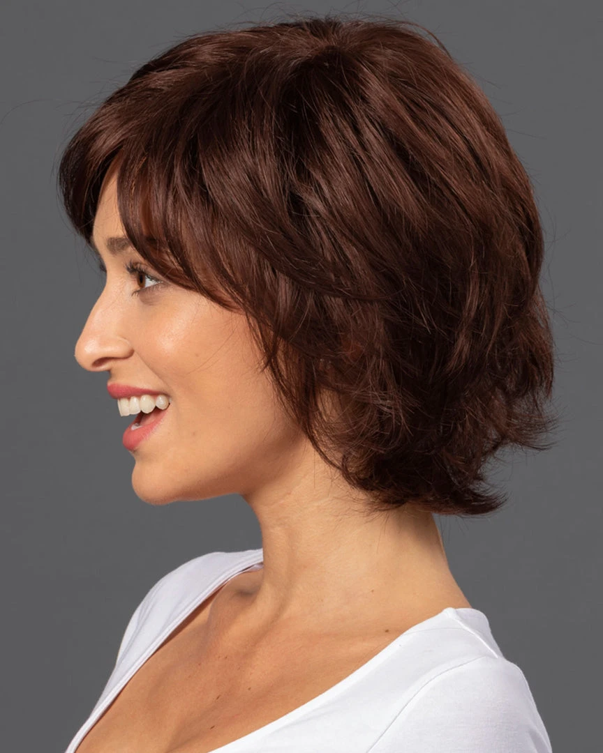 Wavy Mid Layered Shag | Lace Front & Monofilament Synthetic Wig By TressAllure