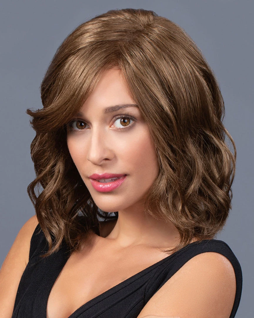 Mid Length Beach Waves | Lace Front & Monofilament Synthetic Wig By TressAllure