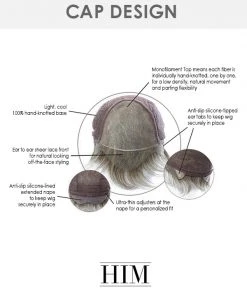 Classic | Average/Large Men's Lace Front & Monofilament Synthetic Wig By HIM