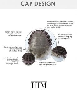 Sophistication | Average/Large Men's Lace Front & Monofilament Synthetic Wig By HIM