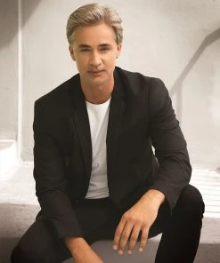 Sophistication | Average/Large Men's Lace Front & Monofilament Synthetic Wig By HIM