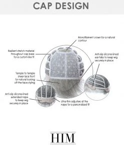 Wigs For Men Edge | Average/Large Men's Lace Front & Monofilament Synthetic Wig By HIM