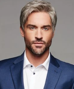 Reserved | Average/Large Men's Lace Front & Monofilament Crown Synthetic Wig By HIM Wigs For Men