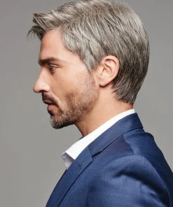 Reserved | Average/Large Men's Lace Front & Monofilament Crown Synthetic Wig By HIM Wigs For Men