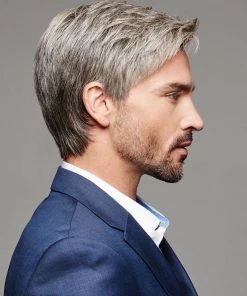 Reserved | Average/Large Men's Lace Front & Monofilament Crown Synthetic Wig By HIM Wigs For Men