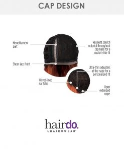 Wigs For Women Mane Flame | Lace Front & Monofilament Part Synthetic Wig By Hairdo