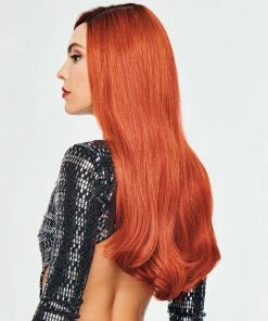 Wigs For Women Mane Flame | Lace Front & Monofilament Part Synthetic Wig By Hairdo