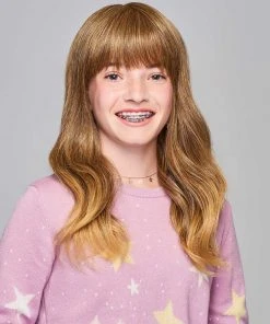 Wigs For Kids Pretty In Layers-Ultra Petite | Kids Monofilament Top Synthetic Wig By Hairdo