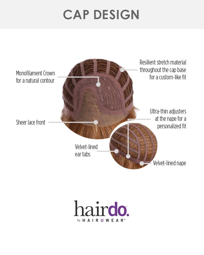 Tousled With Love-Ultra Petite | Kids Lace Front & Monofilament Part Synthetic Wig By Hairdo