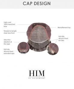 Gallant | Average/Large Men's Lace Front & Monofilament Synthetic Wig By HIM