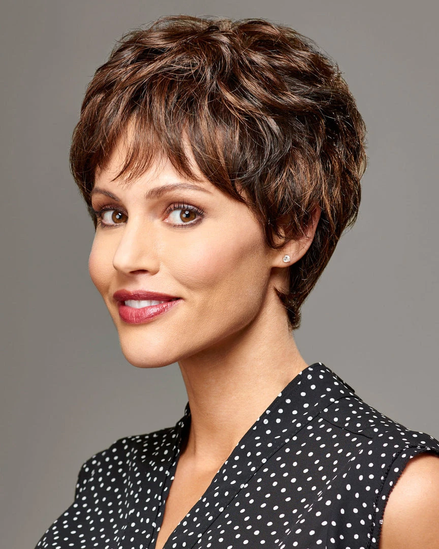 Wigs For Women Trish Petite | Lace Front & Monofilament Synthetic Wig By Henry Margu