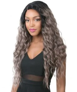 Wigs For Black Women Swiss Lace Sun Dance | Lace Front Synthetic Wig By It's A Wig