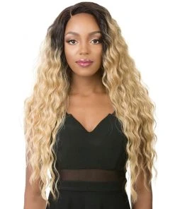 Wigs For Black Women Swiss Lace Sun Dance | Lace Front Synthetic Wig By It's A Wig